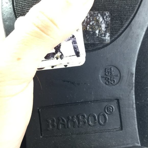 Bamboo Play Over the Knee Boots Black Size 5.5 - Picture 6 of 9